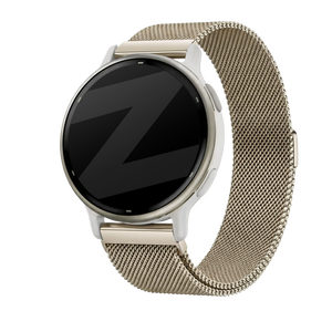 Bandz Garmin Vivoactive 5 Milanese Loop Strap (Champagne Gold)