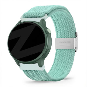 Bandz Garmin Vivoactive 6 Woven Nylon Strap (Turquoise)