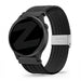Bandz Garmin Vivoactive 6 Woven Nylon Strap (Black)