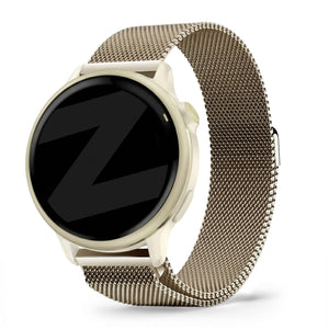 Bandz Garmin Vivoactive 6 Milanese Loop Strap (Champagne Gold)