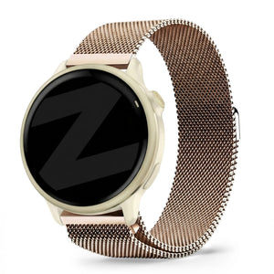 Bandz Garmin Vivoactive 6 Milanese Loop Strap (Rose Gold)