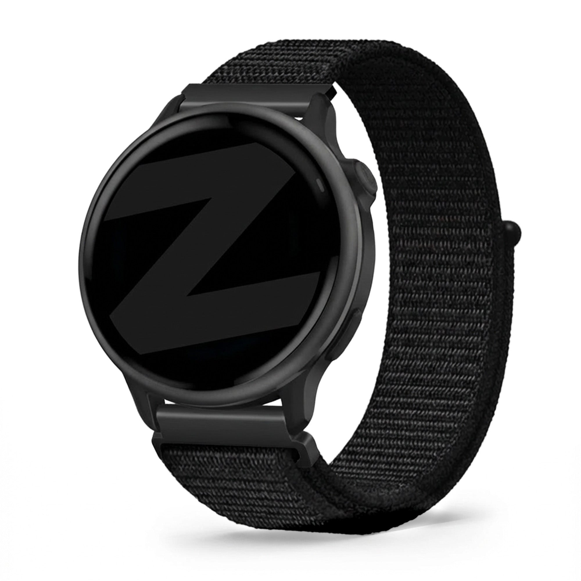 Bandz Garmin Vivoactive 6 Nylon Loop Strap (Black)