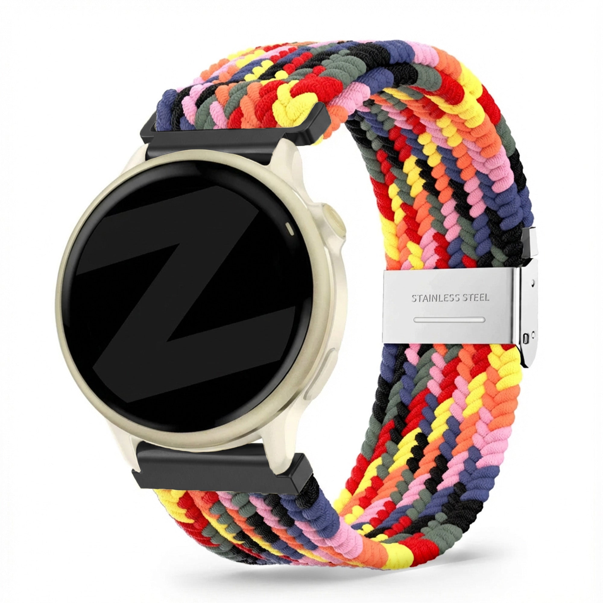 Bandz Garmin Vivoactive 6 Woven Nylon Strap (Colourful)