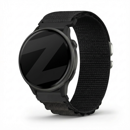 Bandz Garmin Vivoactive 6 Alpine Nylon Strap (Black)
