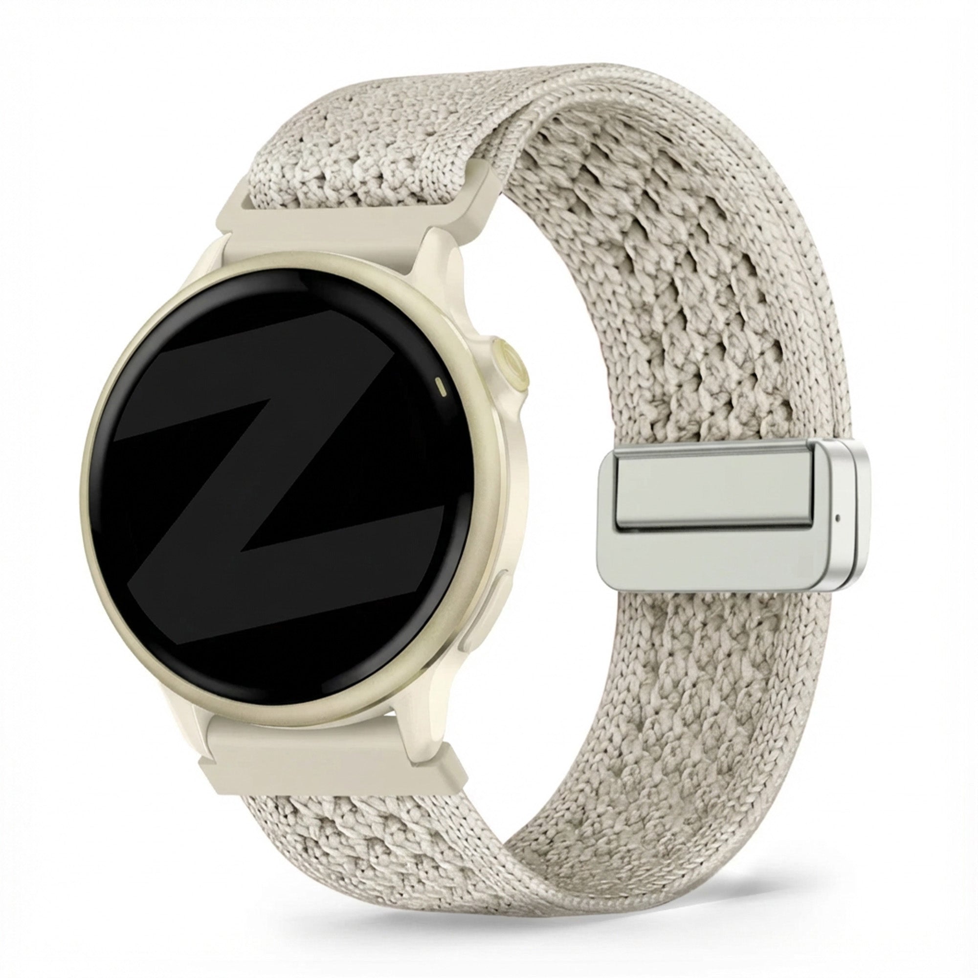 Bandz Garmin Vivoactive 6 Vintage Nylon Strap (Starlight)