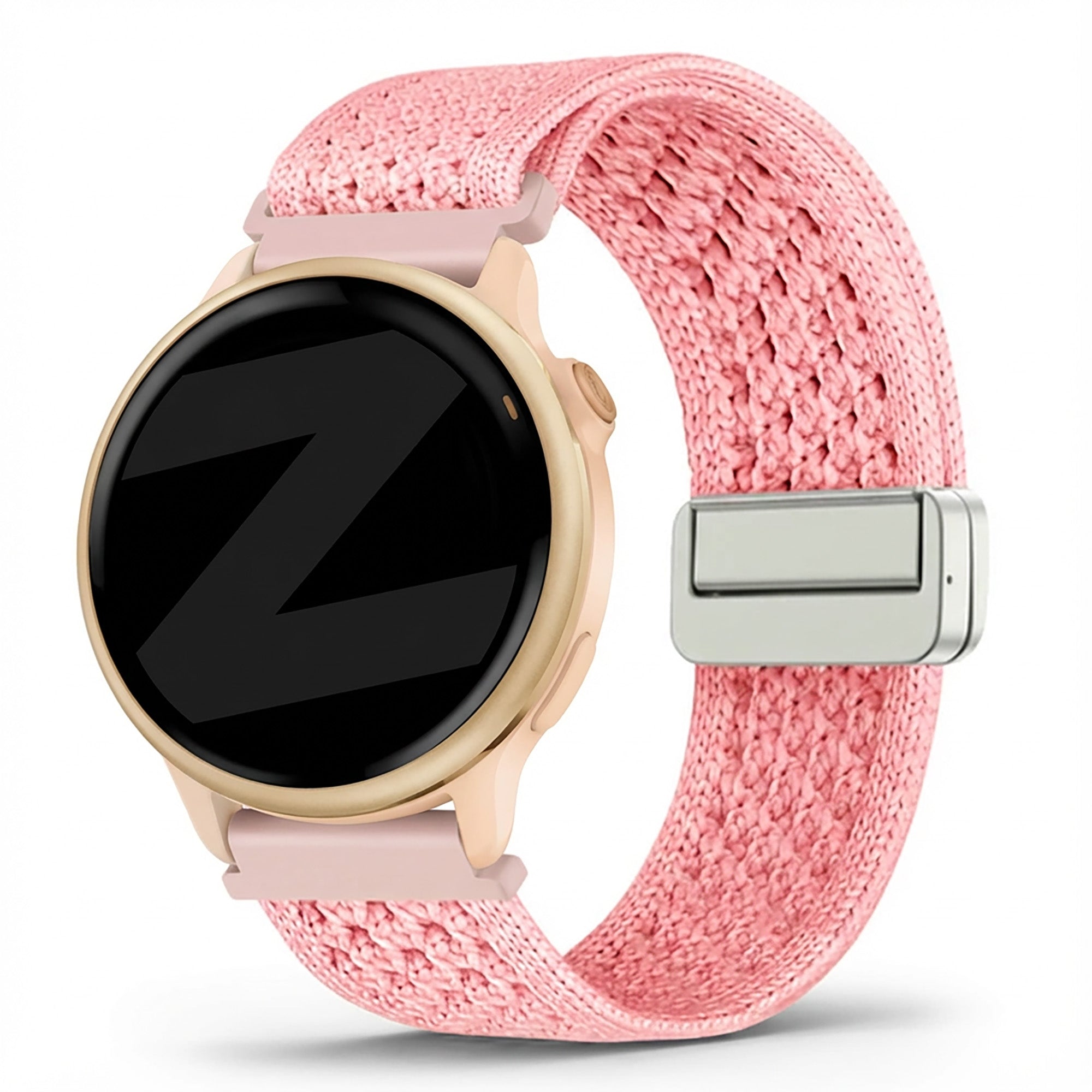 Bandz Garmin Vivoactive 6 Vintage Nylon Strap (Pink)