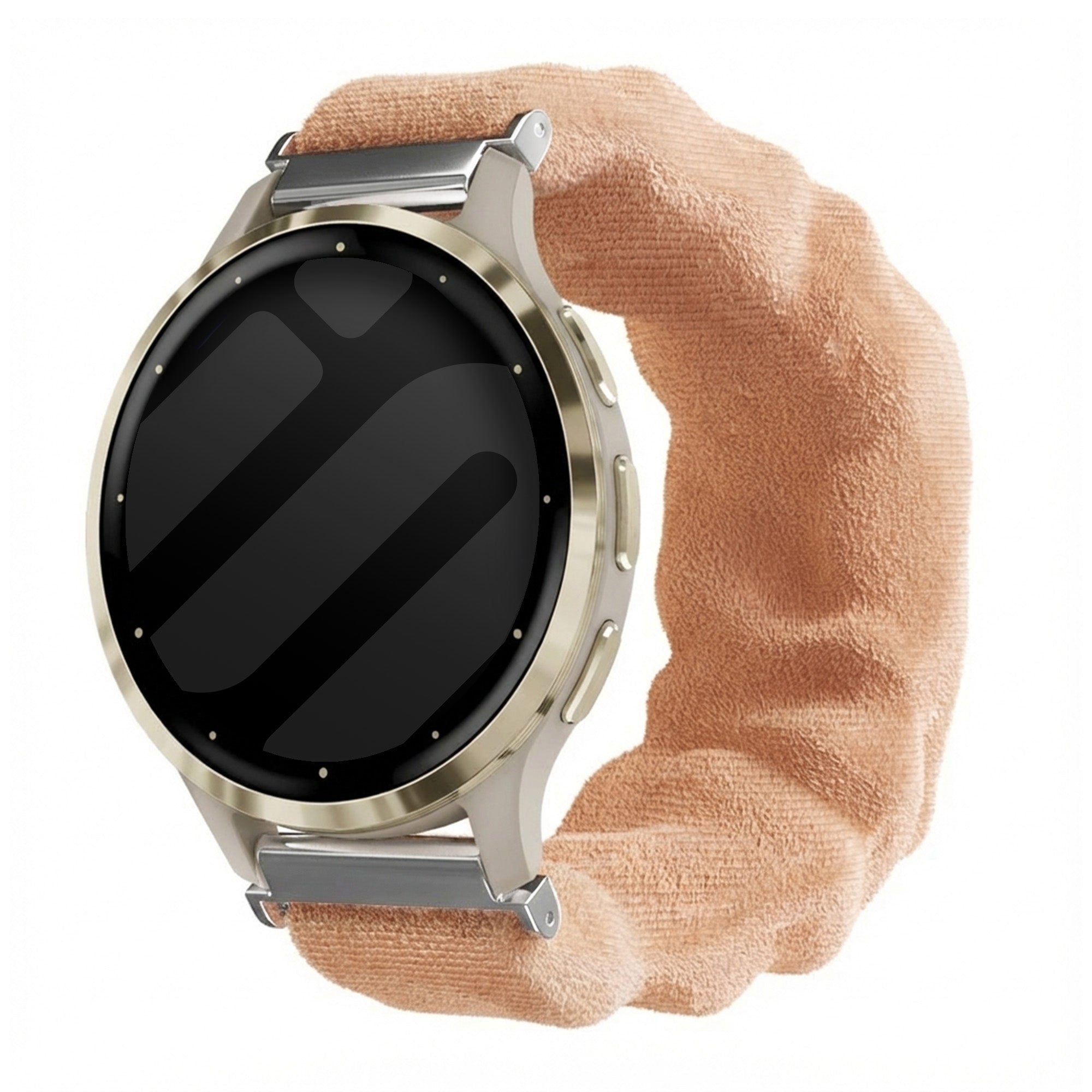 Garmin Venu 3s Scrunchie Strap (Beige-Orange)