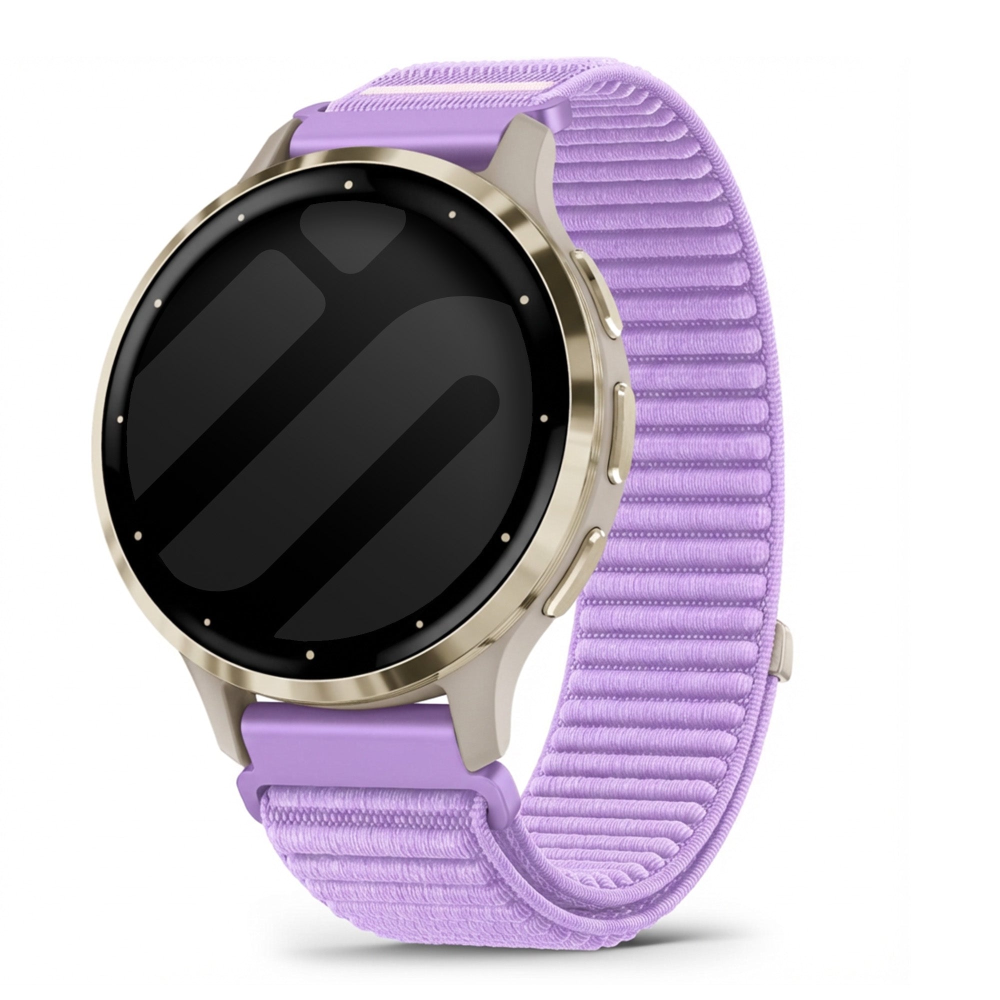 Garmin Venu 3s Wave Nylon Strap (Purple)
