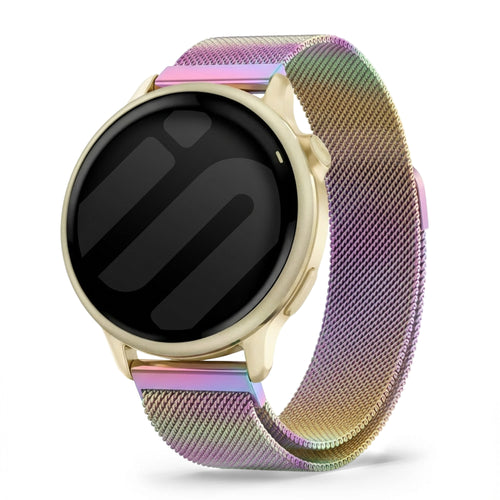 Garmin Vivoactive 6 Milanese Strap (Pearlescent)