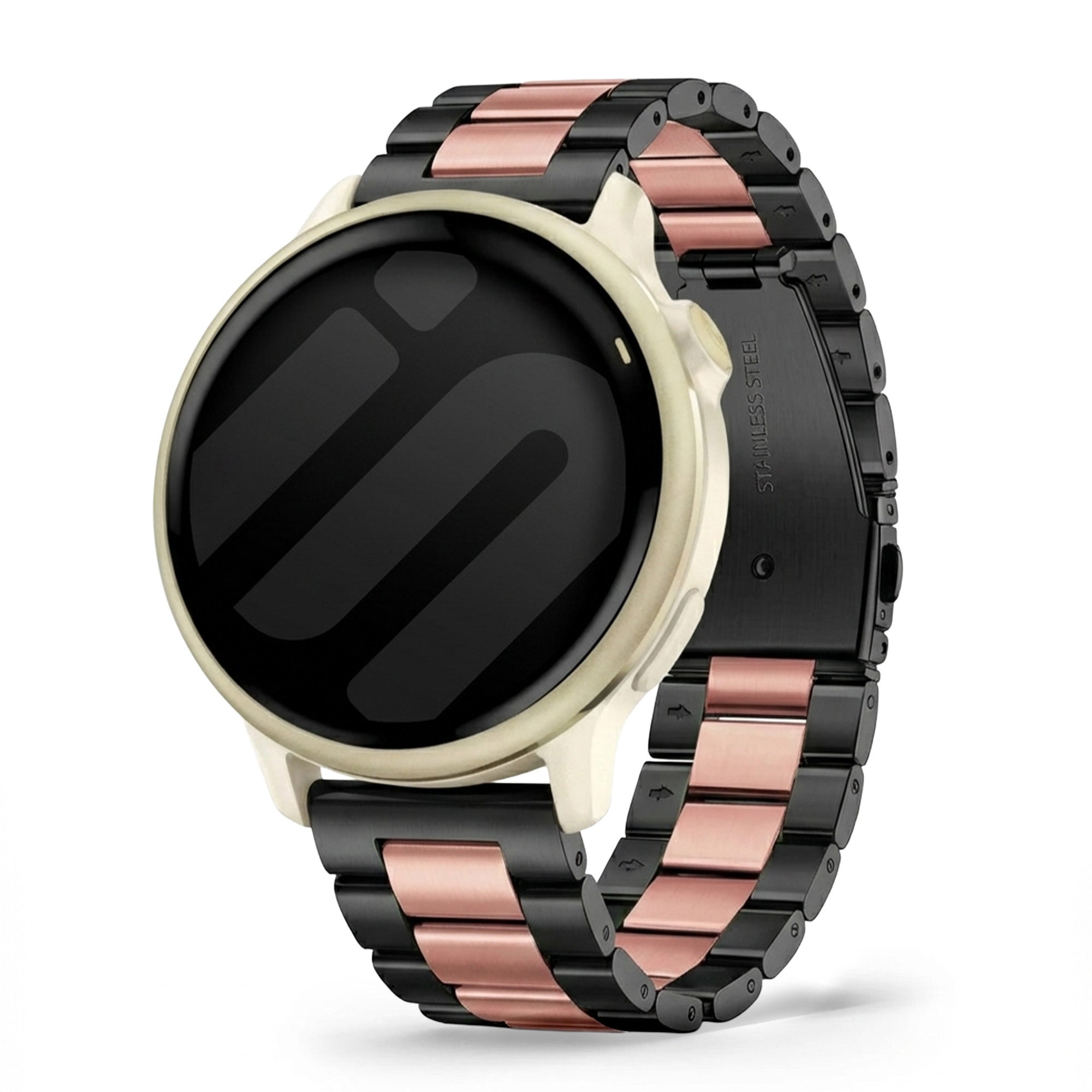Garmin Vivoactive 6 Steel Strap (Black/Pink)