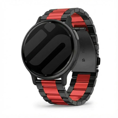 Garmin Vivoactive 5 Steel Strap (Black/Red)