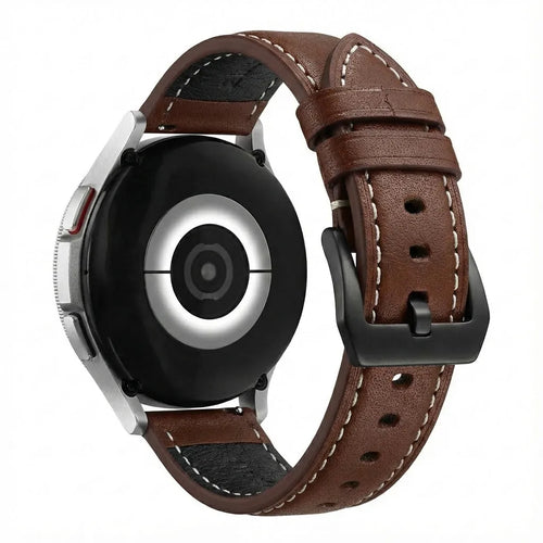 Garmin Venu X1 Leather Strap (Coffee Brown)