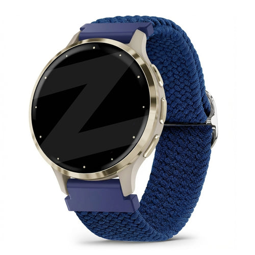 Bandz Garmin Venu 3s Adjustable Braided Strap (Blue)