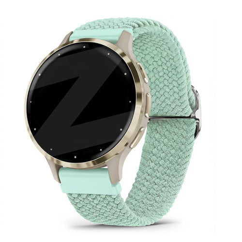Bandz Garmin Venu 3s Adjustable Braided Strap (Turquoise)