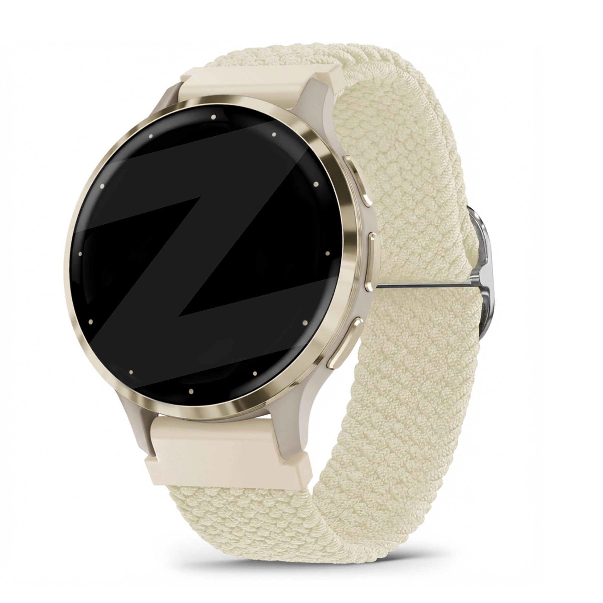 Bandz Garmin Venu 3s Adjustable Braided Strap (Starlight)