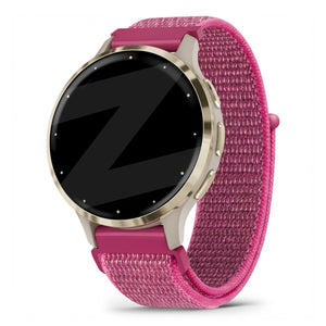 Bandz Garmin Venu 3s Nylon Loop Strap (Dragonfruit)