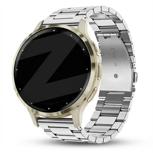 Bandz Garmin Venu 3s Steel Strap 'Classic' (Silver)