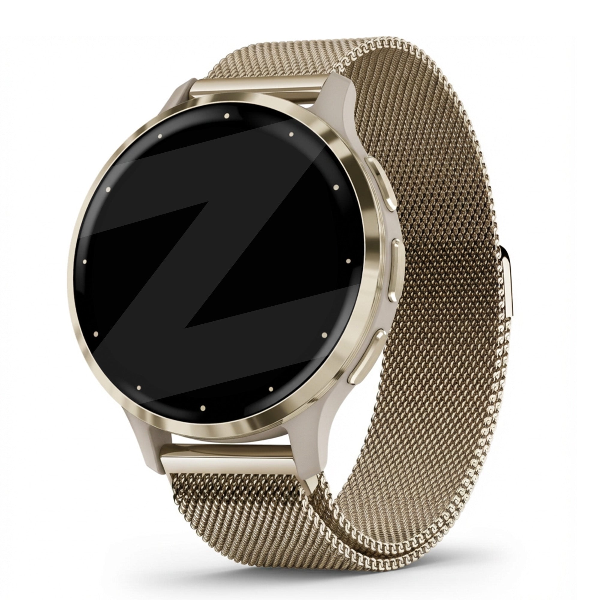 Bandz Garmin Venu 3s Milanese Loop Strap (Vintage Gold)