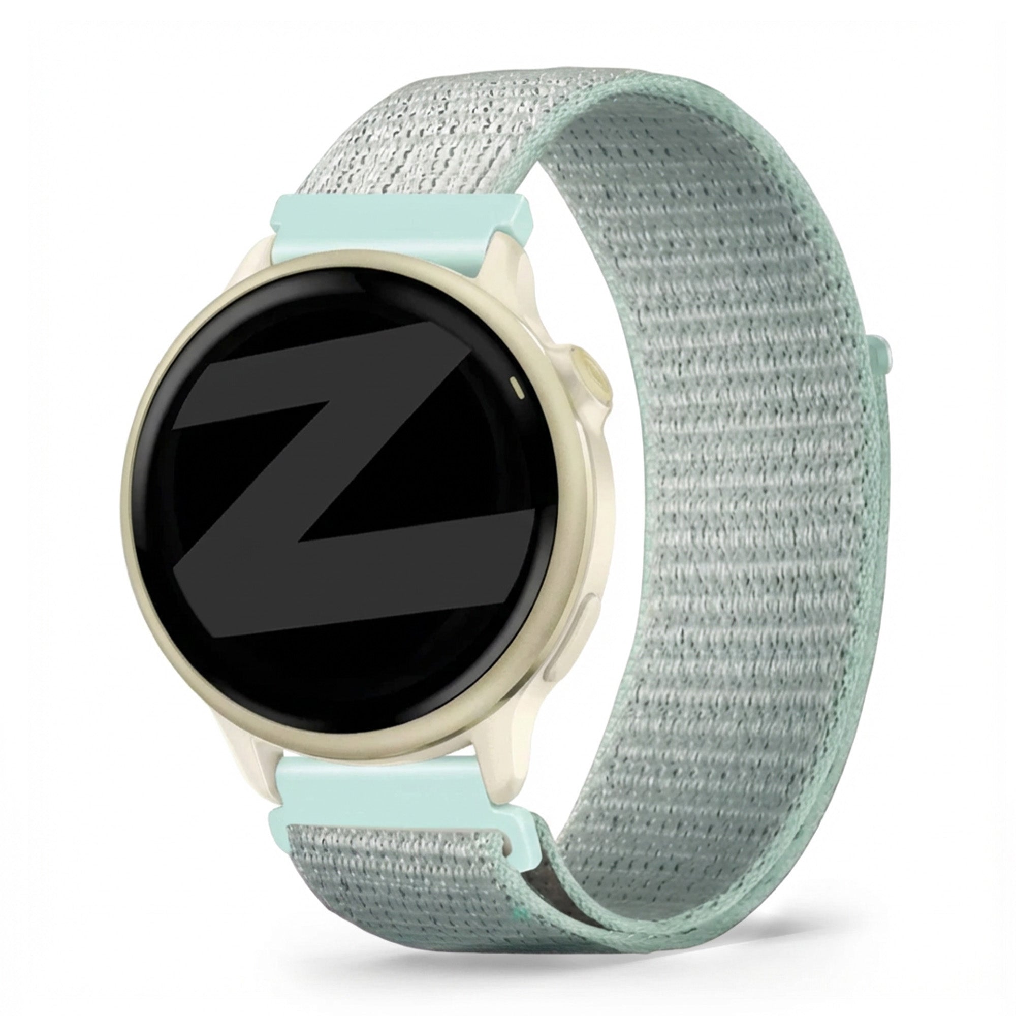 Bandz Garmin Vivoactive 6 Nylon Loop Strap (Light Cyan)