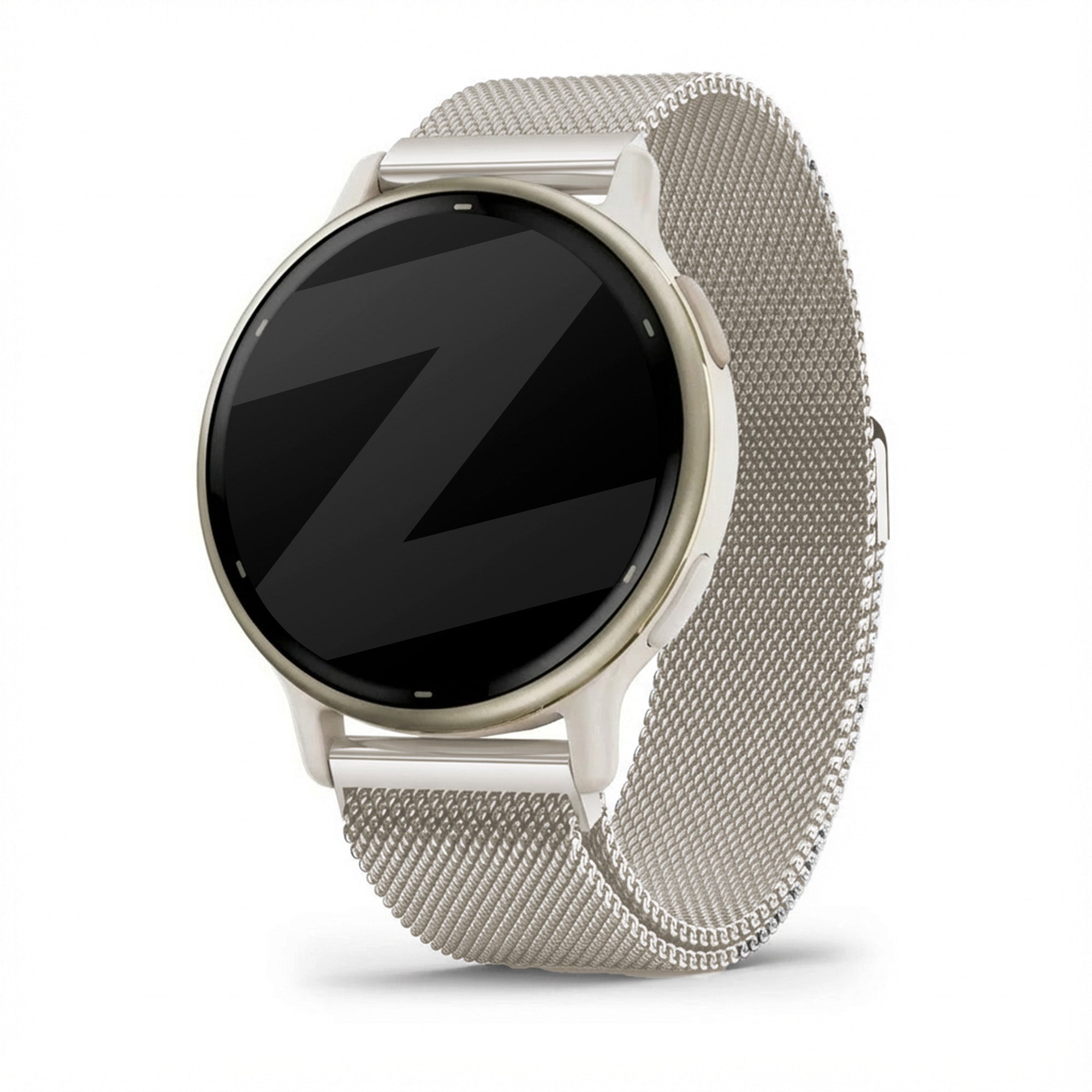 Bandz Garmin Vivoactive 5 Milanese Loop Strap (Starlight)