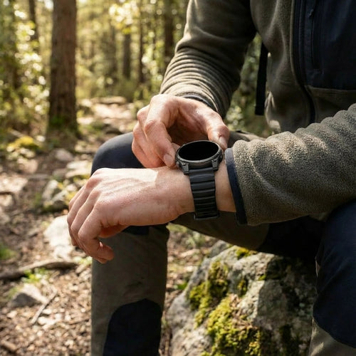 Garmin Descent G1 Trail Silicone Strap (Black)