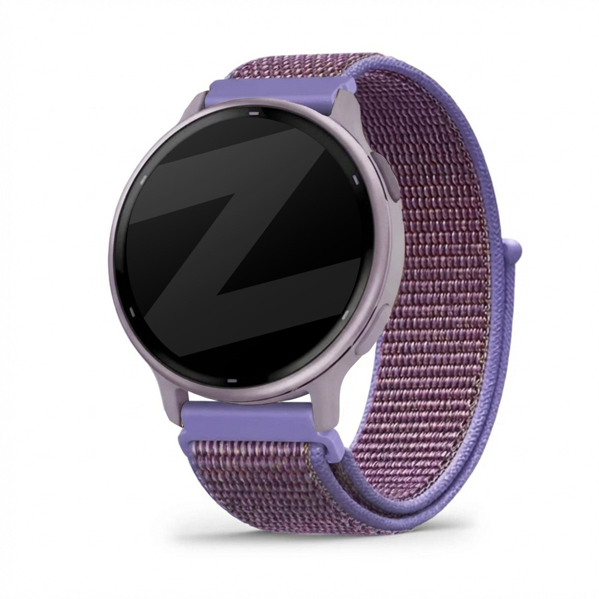 Bandz Garmin Vivoactive 5 Nylon Loop Strap (Lilac)
