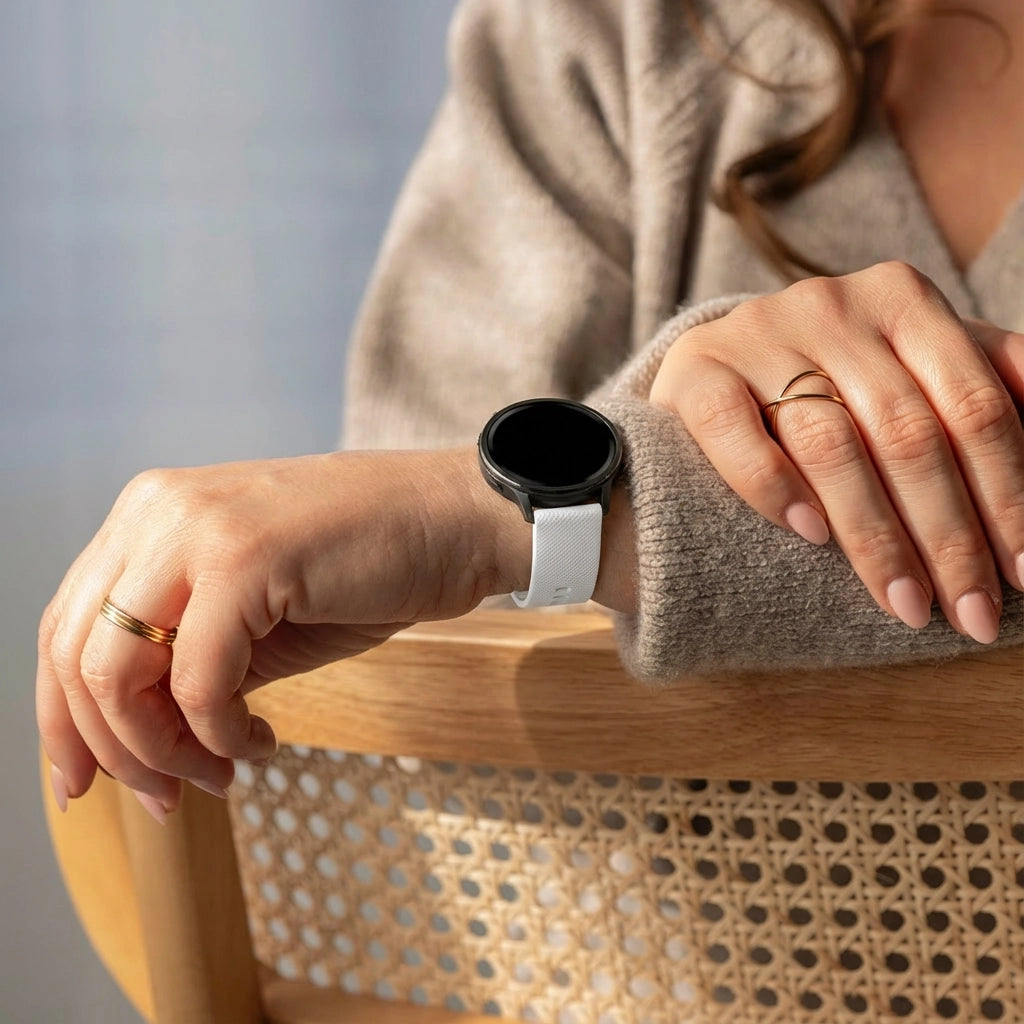 Bandz Garmin Venu 3 Silicone Strap 'Premium' (White)