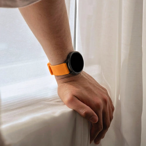 Bandz Garmin Vivoactive 6 Silicone Strap 'Premium' (Orange)