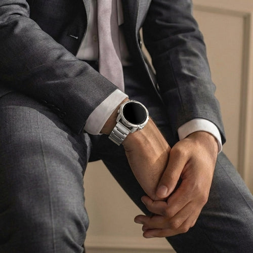 Garmin Instinct 3 - 45mm Titanium Hybrid Strap (Silver)