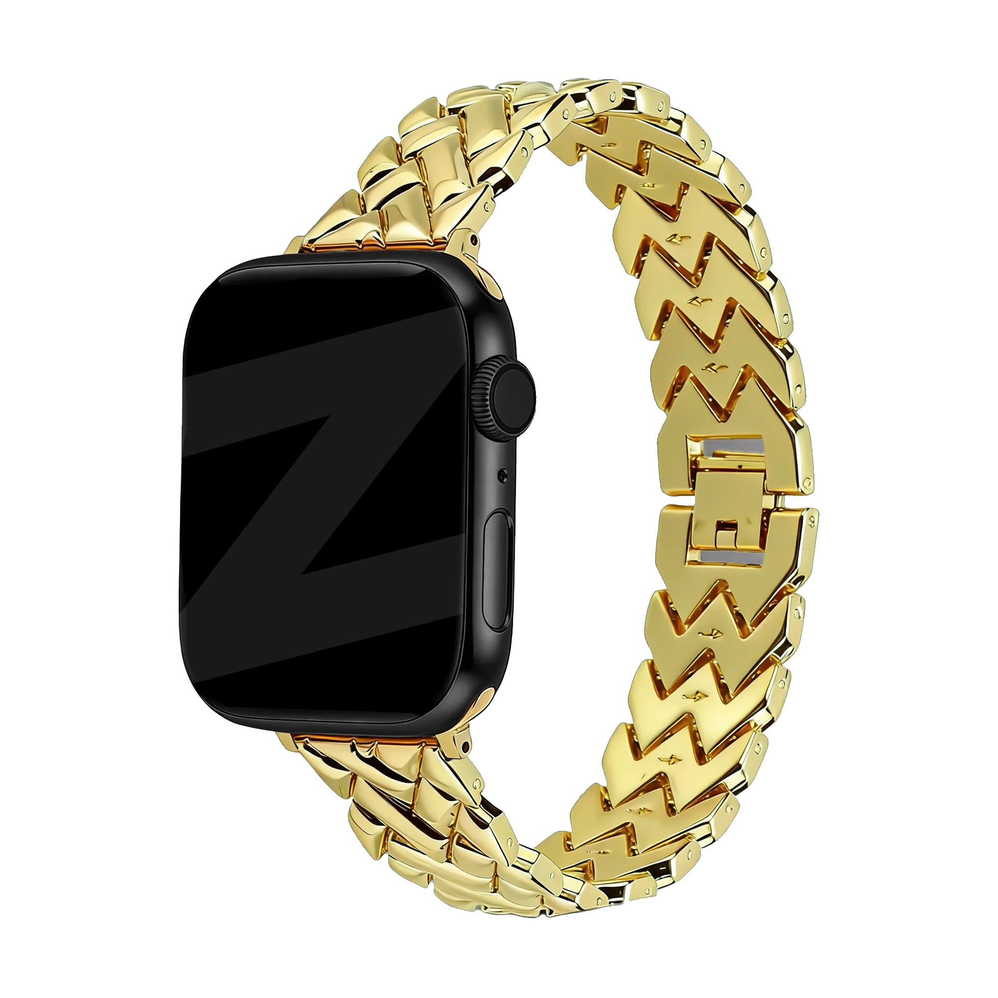 Bandz Apple Watch Metal Strap 'V-Type' (Gold)