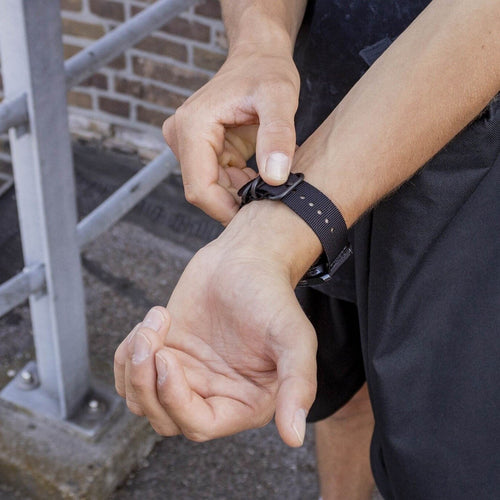 BALR Huawei Watch 3 (Pro) Nylon Strap with Buckle (Black)