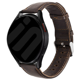 Amazfit GTS 4 Leather Strap (Dark Brown)