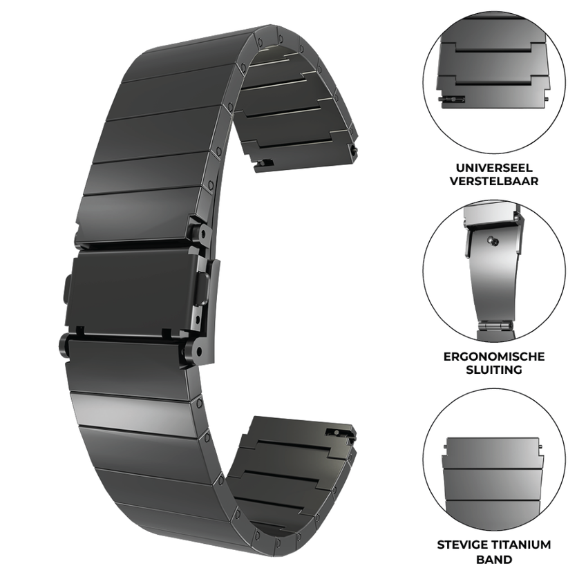 Huawei Watch GT 5 Pro - 46mm Premium Titanium Strap (Graphite)