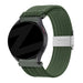 Bandz Samsung Galaxy Watch FE Woven Nylon Strap (Olive Green)