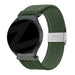 Bandz Amazfit Bip 5 Woven Nylon Strap (Olive Green)