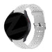 Bandz ICE Smart 3.0 Rectangular 1.78 Silicone Strap with Cutouts (White)
