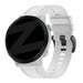 Bandz Garmin Epix Pro (Gen 2) 42mm Buckled Silicone Strap (White)