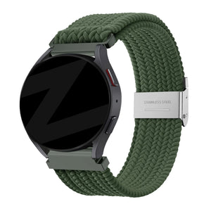 Bandz Suunto 5 Peak Woven Nylon Strap (Olive Green)