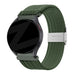 Bandz Garmin Vivoactive 4 Woven Nylon Strap (Olive Green)