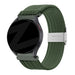 Bandz Amazfit GTR 4 Woven Nylon Strap (Olive Green)