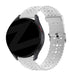 Bandz Xiaomi Amazfit GTS Silicone Strap with Cutouts (White)