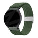 Bandz Garmin Venu SQ Woven Nylon Strap (Olive Green)