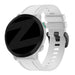 Bandz Garmin Fenix 7s Buckled Silicone Strap (White)
