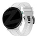 Bandz Garmin Fenix 7s Buckled Silicone Strap (White)
