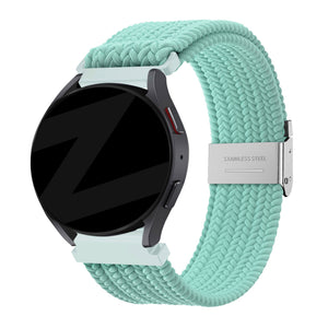 Bandz Garmin Vivomove HR Woven Nylon Strap (Turquoise)