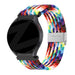 Bandz Xiaomi Amazfit GTS Woven Nylon Strap (Rainbow)