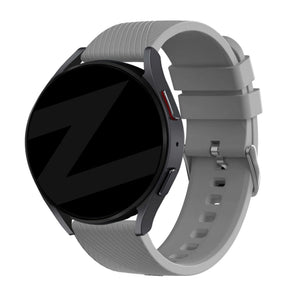Bandz Oozoo Smartwatch 20mm Silicone Strap 'Deluxe' (Grey)