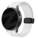 Bandz Samsung Galaxy Watch FE Silicone Strap with D-Buckle (White)