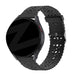 Bandz Polar Ignite 3 Silicone Strap with Cutouts (Black)