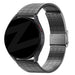 Bandz Amazfit Active 2 Adjustable Steel Strap (Black)